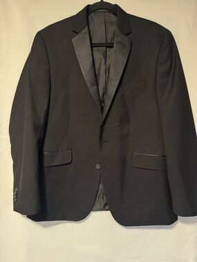 Kenneth Cole Reaction Black Blazer Jacket Slim Formal 40S